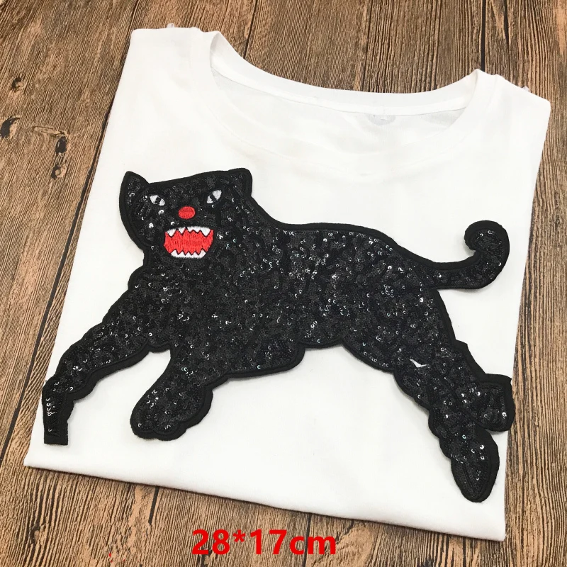 Clothes Accessories Sequins Embroidered Patches For Clothing T-shirt Sewing Biker Patches animal black leopard Logo RP56
Clothes Accessories Sequins Embroidered Patches For Clothing T-shirt Sewing Biker Patches animal black leopard Logo RP56