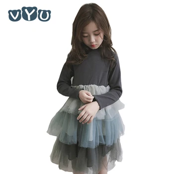 New 2018 Autumn Kids Girls Layered Tutu Dress Girls Long Sleeved Patchwork Pageant Wedding Party Tulle Dress Child Clothes 3~12Y
New 2018 Autumn Kids Girls Layered Tutu Dress Girls Long Sleeved Patchwork Pageant Wedding Party Tulle Dress Child Clothes 3~12Y