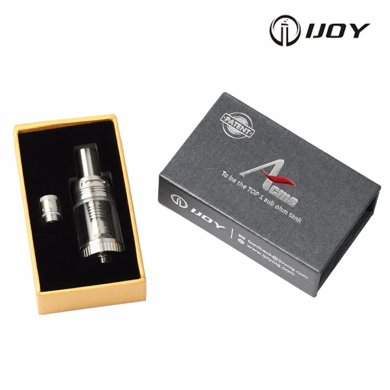 

Electronic Cigarette Atomizer Original IJOY ACME Vape Sub Ohm Tank 3.5ml 22mm Low ohm Big Clouds for Box Mod