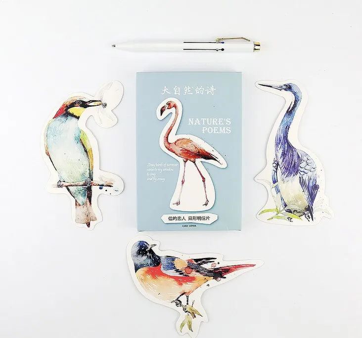 30pcs/lot Cute Animal Shape Flamingo Postcard Japanese Cute DIY Envelop Gift Card Creative Bookmark stationery
30pcs/lot Cute Animal Shape Flamingo Postcard Japanese Cute DIY Envelop Gift Card Creative Bookmark stationery