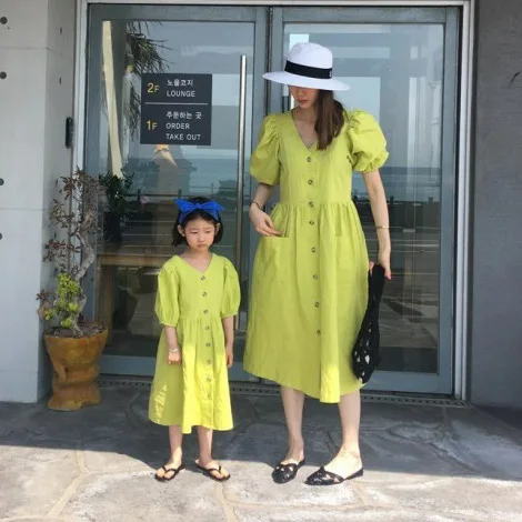 Mother Daughter Clothes High Quality Big Pocket Cotton Maxi Dress Loose Casual Family Matching Outerwear Summer Family Clothes
Mother Daughter Clothes High Quality Big Pocket Cotton Maxi Dress Loose Casual Family Matching Outerwear Summer Family Clothes