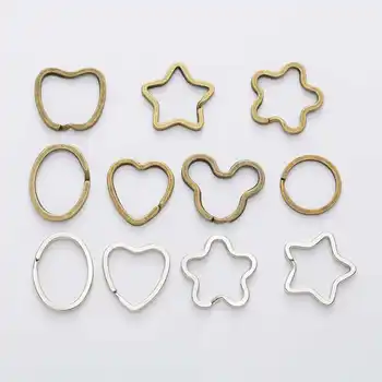 2 Piece Bronze Tone Star Heart Oval Flower Split Rings Key Rings Connectors Findings Jewelry Making DIY Accessories 31-36mm
2 Piece Bronze Tone Star Heart Oval Flower Split Rings Key Rings Connectors Findings Jewelry Making DIY Accessories 31-36mm