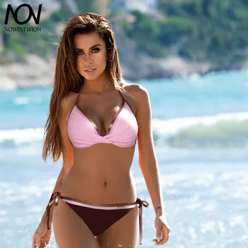 Bikini Set 2020 New Swimwear Of Women Sexy Swimsuit Halter Top Patchwork Bikini Bandage Push Up Bodysuit Vintage Beach Wear XXL
Bikini Set 2020 New Swimwear Of Women Sexy Swimsuit Halter Top Patchwork Bikini Bandage Push Up Bodysuit Vintage Beach Wear XXL