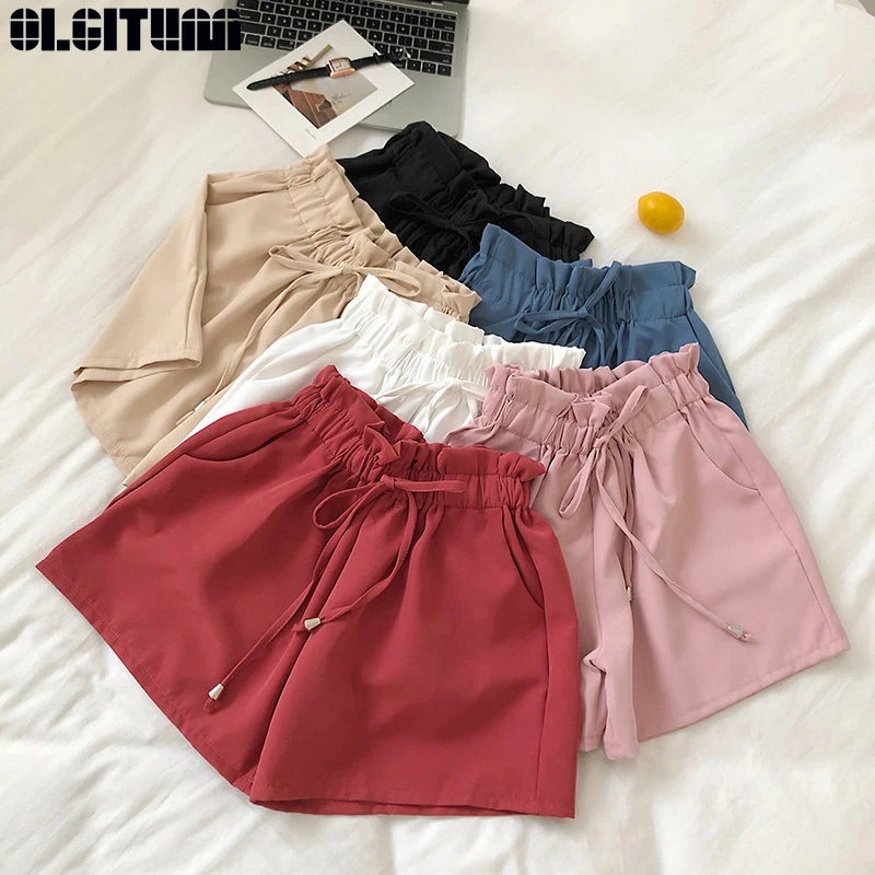 New Summer 2019 Women Korean Solid Wild Elastic Waist Strap High Waist Loose Flower Wide-leg Shorts Casual PT292
New Summer 2019 Women Korean Solid Wild Elastic Waist Strap High Waist Loose Flower Wide-leg Shorts Casual PT292