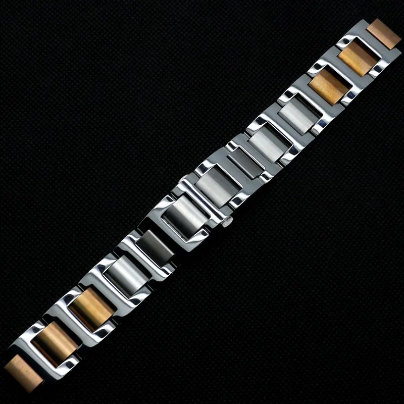 9mm/11mm Watch Strap Solid Stainless Steel Silver & Rose Golden Deployment Buckle for Cartier Watch Band Wristwatch
9mm/11mm Watch Strap Solid Stainless Steel Silver & Rose Golden Deployment Buckle for Cartier Watch Band Wristwatch