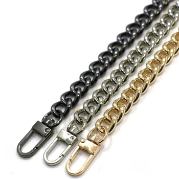 High Quality Aluminum Chains Gold, Silver, Gun Black 10mm Replacement Light Purse Chain Shoulder Bag Straps for Small Handbags
High Quality Aluminum Chains Gold, Silver, Gun Black 10mm Replacement Light Purse Chain Shoulder Bag Straps for Small Handbags