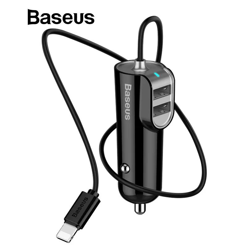 Baseus 3 in1 5.5A USB Car Charger For iPhone X 7 Samsung Mobile Phone Charger 3 Ports USB Fast Car Charger & 1m Cable For iPhone
Baseus 3 in1 5.5A USB Car Charger For iPhone X 7 Samsung Mobile Phone Charger 3 Ports USB Fast Car Charger & 1m Cable For iPhone