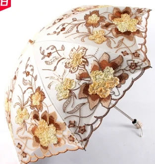 CMM 5color 2 Folding Lace Double-layer Umbrellas Handmade embroidery three-dimensional flowers UV protection radius 50CM *8K
CMM 5color 2 Folding Lace Double-layer Umbrellas Handmade embroidery three-dimensional flowers UV protection radius 50CM *8K