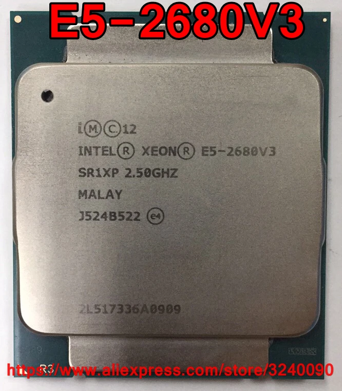 Intel XEON E5-2680 V3 Processor SR1XP 2.5Ghz 12-Cores 30MB LGA2011-3 CPU E5-2680V3 E5 2680 V3 2680v3 free shipping
Intel XEON E5-2680 V3 Processor SR1XP 2.5Ghz 12-Cores 30MB LGA2011-3 CPU E5-2680V3 E5 2680 V3 2680v3 free shipping