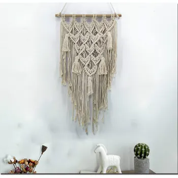 Macrame Wall Art Hand-made Dyed Cotton Wall Hanging Tapestry Lace Bohemia Tassel Boho Home Decor Living Room Wall Decoration
Macrame Wall Art Hand-made Dyed Cotton Wall Hanging Tapestry Lace Bohemia Tassel Boho Home Decor Living Room Wall Decoration