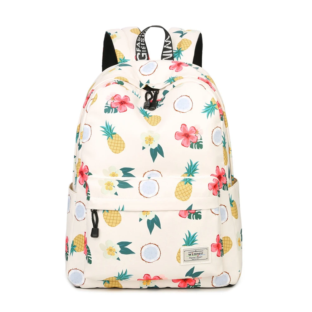 WISHOT The small fresh pineapple printing cute bag Flower Fruit theme backpack Girl women travel Shoulder Bag student bag
WISHOT The small fresh pineapple printing cute bag Flower Fruit theme backpack Girl women travel Shoulder Bag student bag