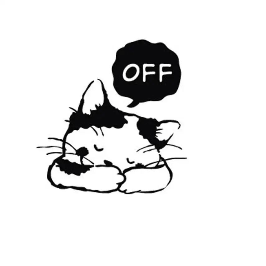 KAKUDER Switch Wall Sticker Room Window Decorating Sleeping Cat OFF Vinyl Decal Stickers Cartoon DIY Removable Happy Sale ap425
KAKUDER Switch Wall Sticker Room Window Decorating Sleeping Cat OFF Vinyl Decal Stickers Cartoon DIY Removable Happy Sale ap425