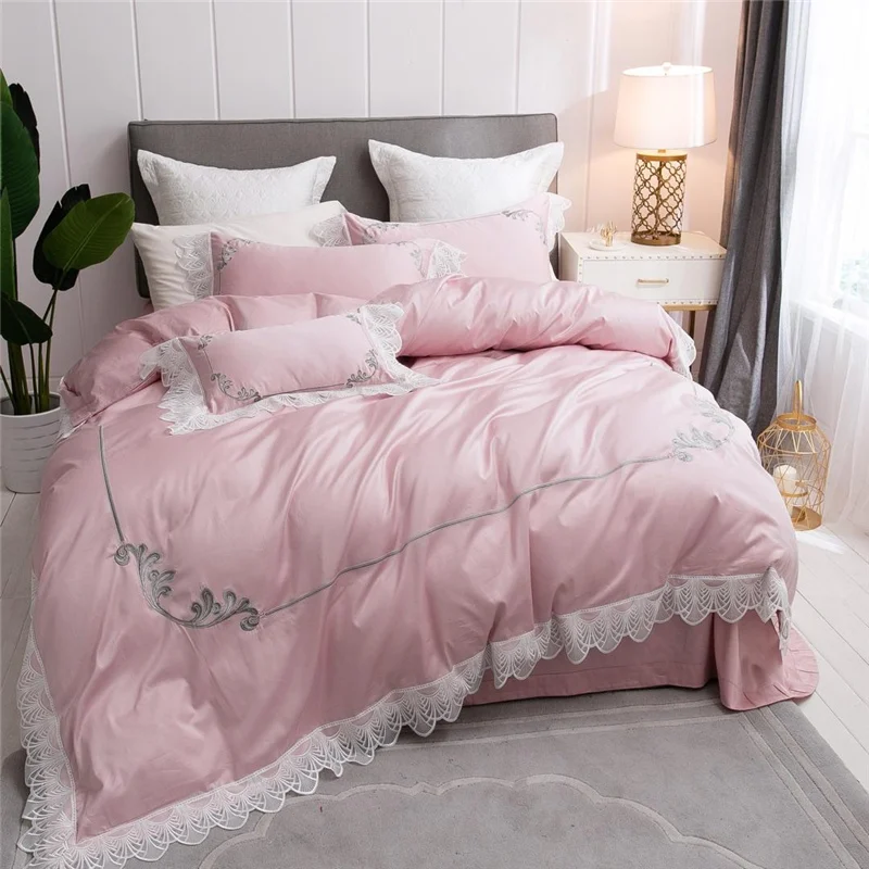 New Year's promotions Luxury Egypt Cotton Bedding Set Embroidery Lace Duvet Cover Set Sheet Queen King size Limited quantity
New Year's promotions Luxury Egypt Cotton Bedding Set Embroidery Lace Duvet Cover Set Sheet Queen King size Limited quantity