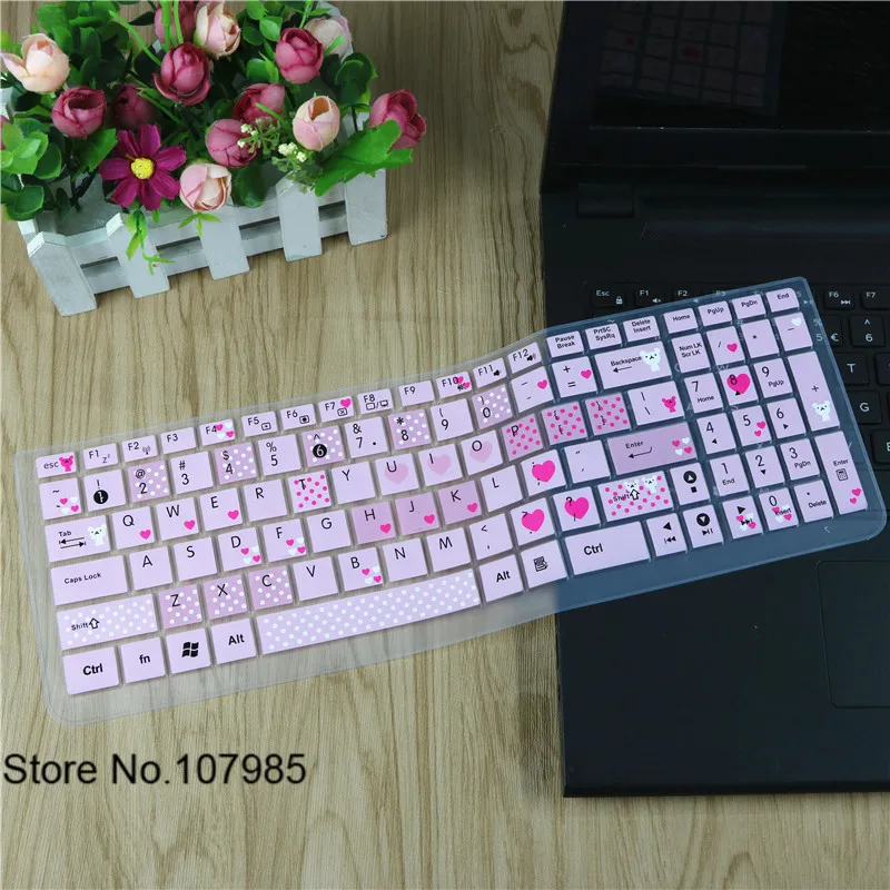15 6 дюймовая Клавиатура для ноутбука мягкий силиконовый защитный чехол