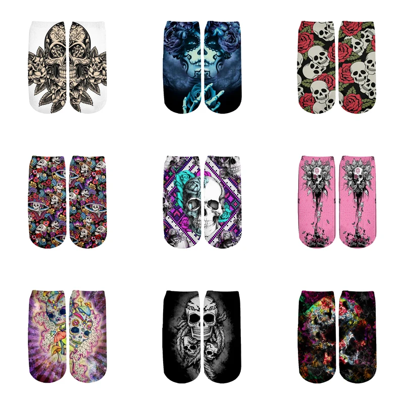 PLstar Cosmos funny Gothic Skull Socks Summer Fashion 3D Cotton Socks Colorful Warm Short Ankle Socks women socks high quality-5
PLstar Cosmos funny Gothic Skull Socks Summer Fashion 3D Cotton Socks Colorful Warm Short Ankle Socks women socks high quality-5