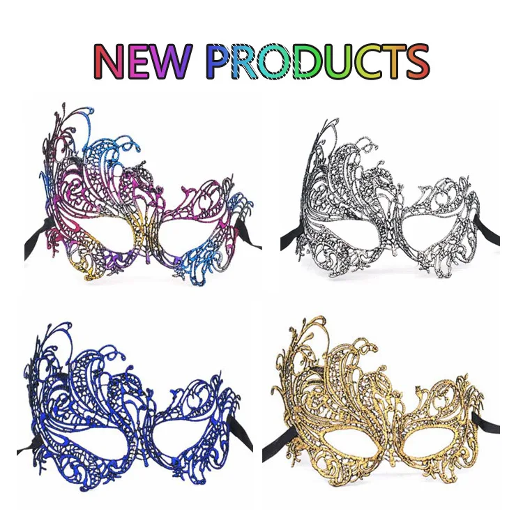 Coloured lace eyewear masks Women Half Face Ball Party Sexy Halloween props Princess Adult Masks | Дом и сад