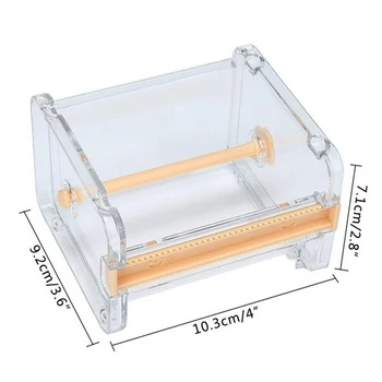 Japanese Stationery Masking Tape Cutter Washi Tape Storage Organizer Cutter Tape Dispenser Office Supplies Yellow color only
Japanese Stationery Masking Tape Cutter Washi Tape Storage Organizer Cutter Tape Dispenser Office Supplies Yellow color only