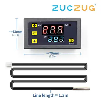 DC 12V 24V 110V 220V AC 20A LED Digital Temperature Controller Thermostat Thermometer Temperature Control Switch Sensor Meter 4.
DC 12V 24V 110V 220V AC 20A LED Digital Temperature Controller Thermostat Thermometer Temperature Control Switch Sensor Meter 4.