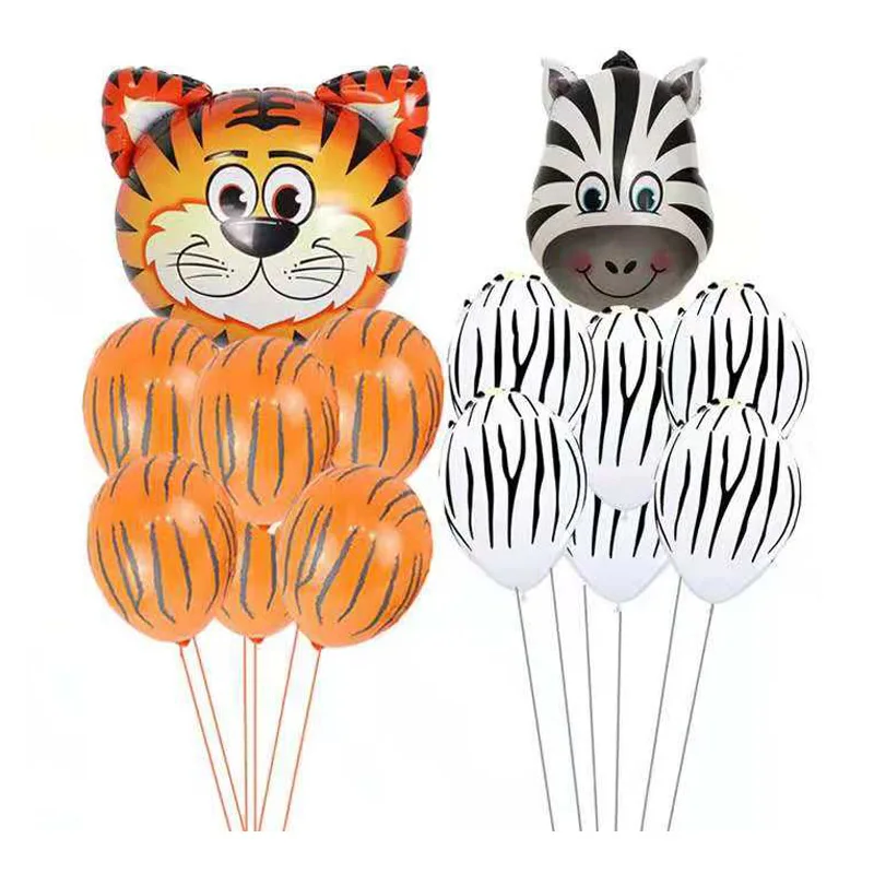 8PCS Animal Balloons Jungle Safari Party Animal Latex Balloon Zoo Theme Party Balloon Happy Birthday Party Decoration suplies
8PCS Animal Balloons Jungle Safari Party Animal Latex Balloon Zoo Theme Party Balloon Happy Birthday Party Decoration suplies