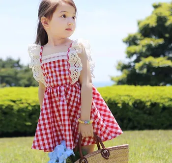 Baby Girls Plaid Dress With Fly Sleeves Children Summer Cotton Cute Clothing Wholesale
Baby Girls Plaid Dress With Fly Sleeves Children Summer Cotton Cute Clothing Wholesale
