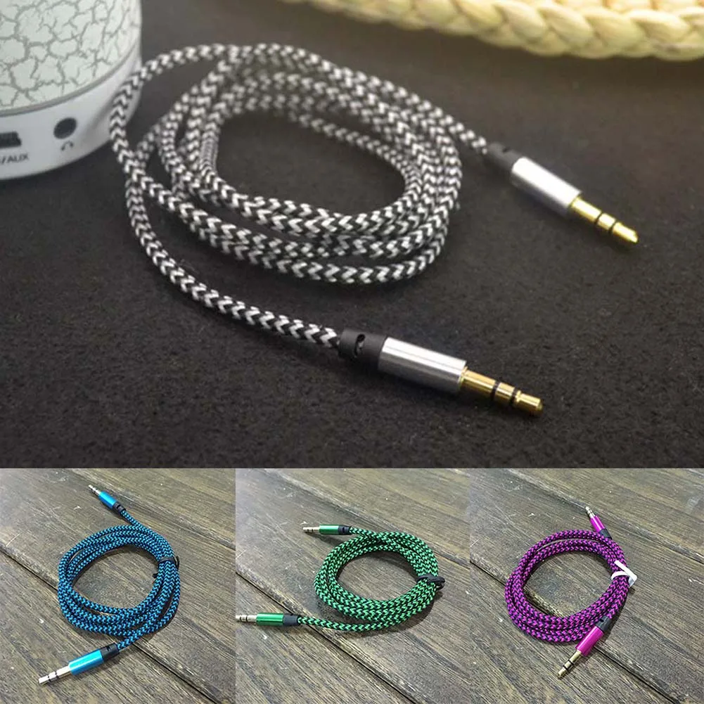 New Hot Sales Braided Audio Cable Braided Fabric 3.5mm Jacks Male to Male AUX Auxiliary for Car Phone
New Hot Sales Braided Audio Cable Braided Fabric 3.5mm Jacks Male to Male AUX Auxiliary for Car Phone