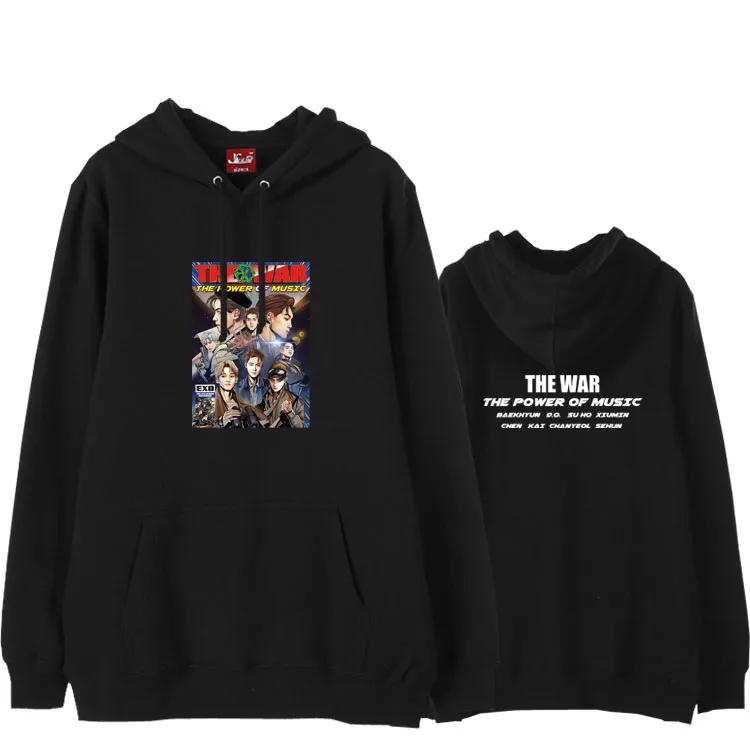 Kpop exo the war the power of the music member cartoon printing pullover fleece hoodie unisex loose sweatshirt autumn winter
Kpop exo the war the power of the music member cartoon printing pullover fleece hoodie unisex loose sweatshirt autumn winter