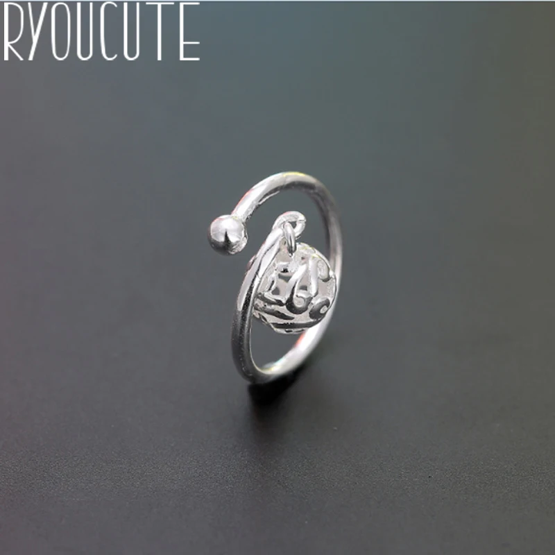 Punk Trendy 925 Sterling Silver Ball Rings for Women Luxury Jewelry Adjustable Antique Rings Anillos joyas de plata
Punk Trendy 925 Sterling Silver Ball Rings for Women Luxury Jewelry Adjustable Antique Rings Anillos joyas de plata