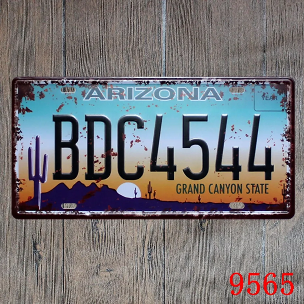 Номерной знак автомобиля "ARIZONA BDC4544 штат Гранд-Каньон номерных знаков пластина