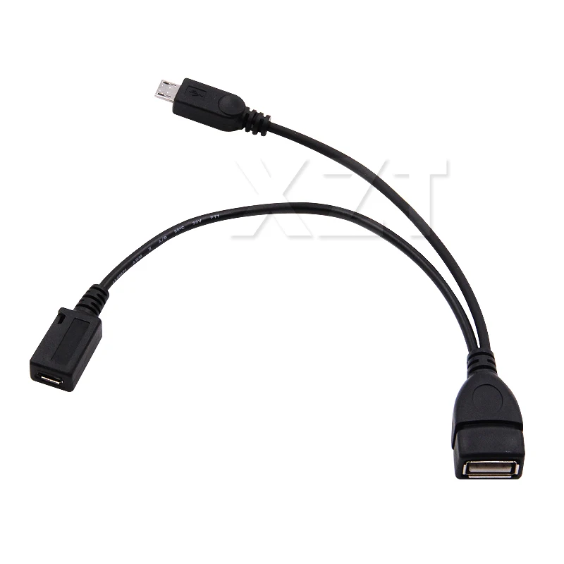 PZ 1 шт. 2 в USB к micro usb OTG кабель Женский мужскому адаптеру многофункциональный для OPPO