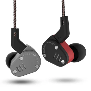 Wired headset Metal Bass Noise Reduction HiFiKZ ZSA Armature and Dynamic Hybrid In-Ear Monitor headset Sports earphone
Wired headset Metal Bass Noise Reduction HiFiKZ ZSA Armature and Dynamic Hybrid In-Ear Monitor headset Sports earphone
