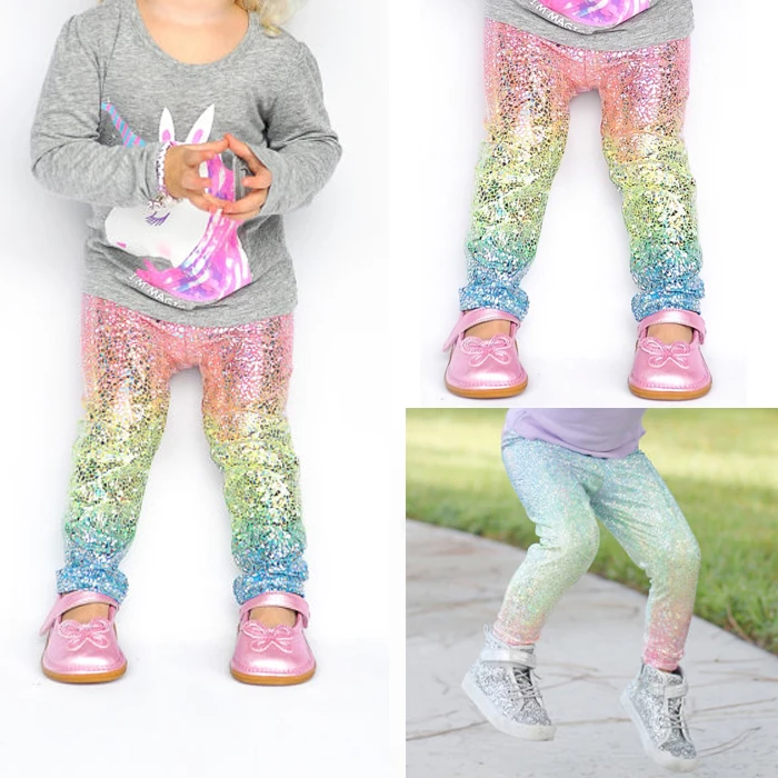 1-6 Y Toddler Kids Baby Girl Sequin Hooded Tops Pants Leggings Outfits Clothes