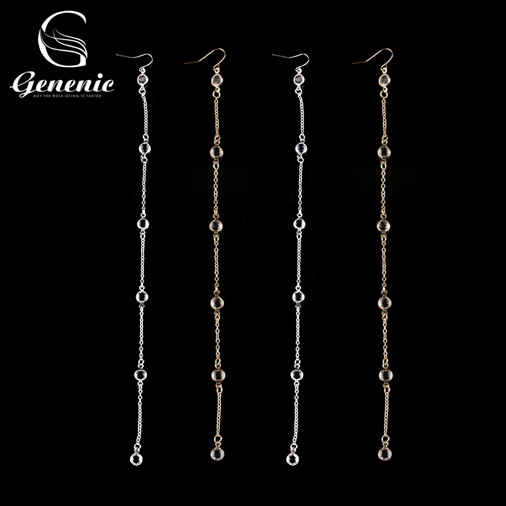 1 Pair New Fashion Women Gold Silver Plated Elegant Crystal Rhinestone Pendant Ear Stud Long Earrings Jewelry Gifts
1 Pair New Fashion Women Gold Silver Plated Elegant Crystal Rhinestone Pendant Ear Stud Long Earrings Jewelry Gifts
