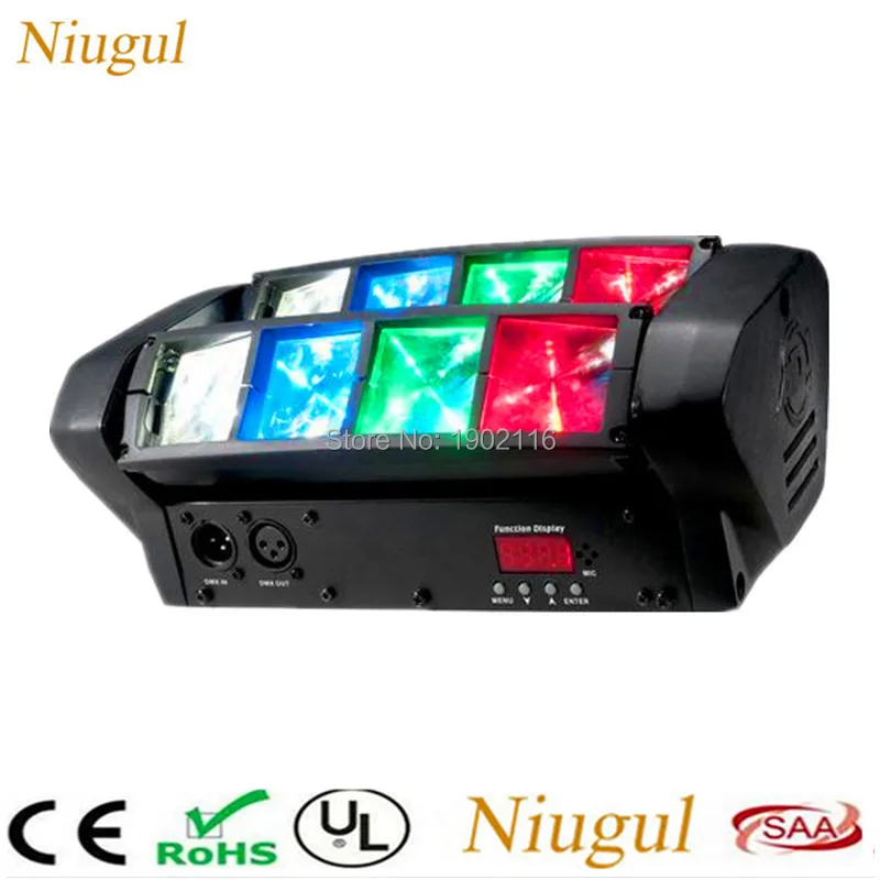 Niugul High Quality Mini LED Spider Light RGBW LED Beam Scan Lights KTV Party DJ Disco Lighting DMX512 LED Stage Effect Lighting
Niugul High Quality Mini LED Spider Light RGBW LED Beam Scan Lights KTV Party DJ Disco Lighting DMX512 LED Stage Effect Lighting