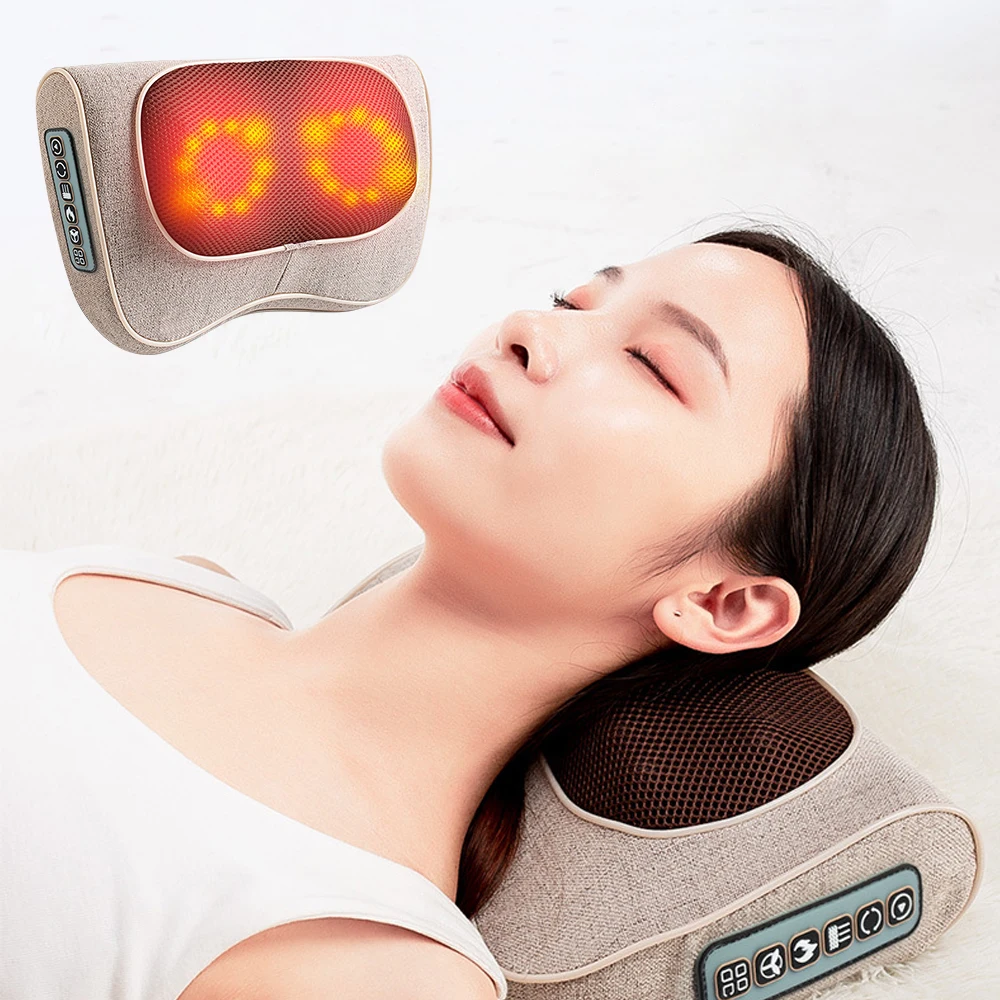 6/4 Button Neck Massage Pillow Neck Healthy Massageador Infrared Heating Multifunctional Shiatsu pillow Device Relieve Pain
6/4 Button Neck Massage Pillow Neck Healthy Massageador Infrared Heating Multifunctional Shiatsu pillow Device Relieve Pain