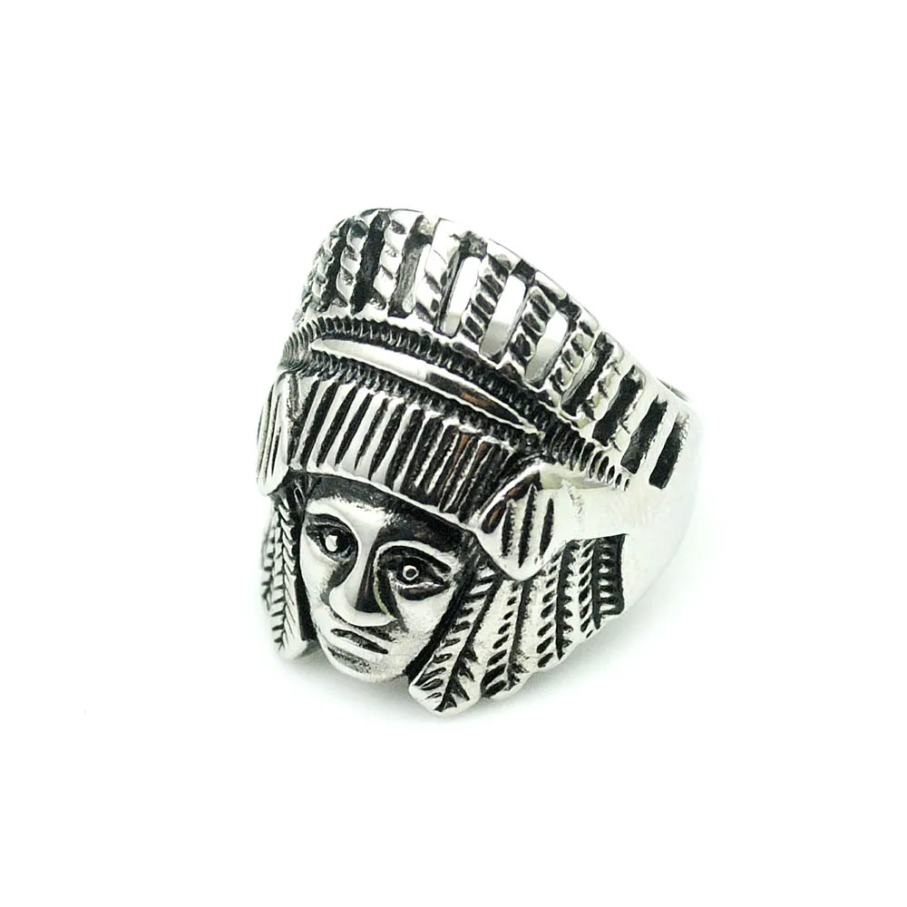 CHIMDOU stainless steel gothic Indian Chief Head Ring Rock men figure jewelry party rings for mens
CHIMDOU stainless steel gothic Indian Chief Head Ring Rock men figure jewelry party rings for mens