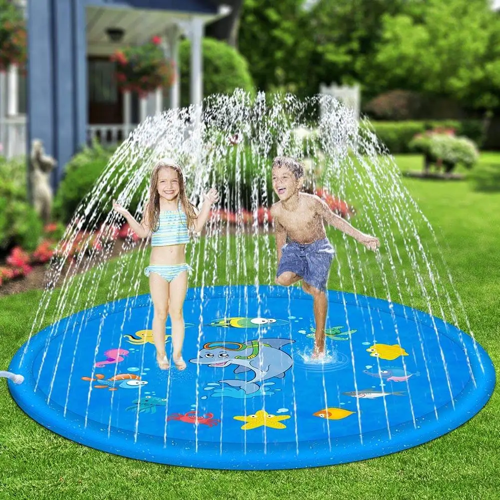 170cm Outdoor Lawn Beach Sea Animal Inflatable Water Spray Kids Sprinkler Play Pad Mat Tub Summer Swiming Pool Mat Cushion Toys
170cm Outdoor Lawn Beach Sea Animal Inflatable Water Spray Kids Sprinkler Play Pad Mat Tub Summer Swiming Pool Mat Cushion Toys