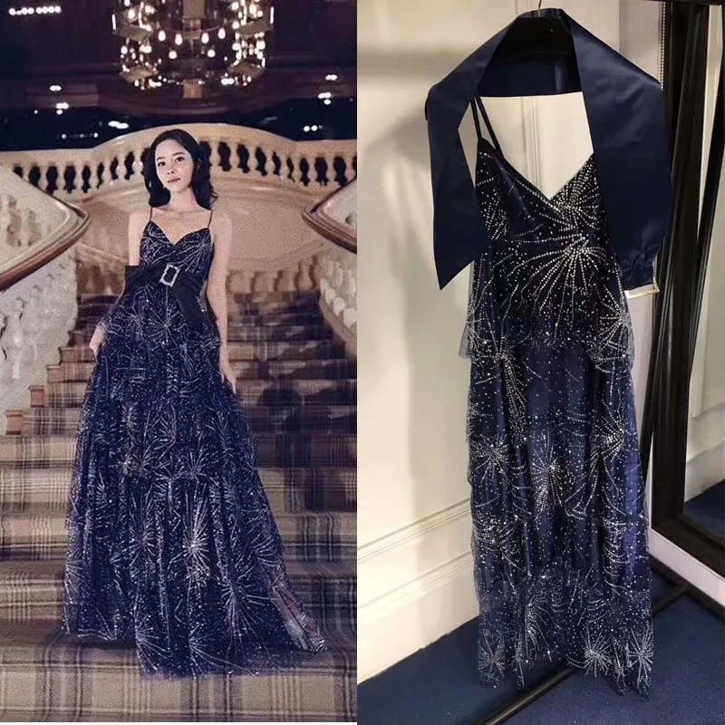 2018 The new sling dresses fashion bandage long dress shiny sexy evening women's clothing elegant party prom sarafans vestidos
2018 The new sling dresses fashion bandage long dress shiny sexy evening women's clothing elegant party prom sarafans vestidos