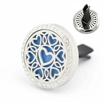 30mm Stainless Steel 2017 new design heart car essential oil aroma aromatherapy diffuser pendant locket vent clip
30mm Stainless Steel 2017 new design heart car essential oil aroma aromatherapy diffuser pendant locket vent clip