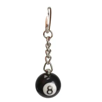 New Hot Fashion Creative Unisex Billiard Pool Key chain Table Ball Key Rings Lucky Black NO8 25mm Resin Decorate Key Rings
New Hot Fashion Creative Unisex Billiard Pool Key chain Table Ball Key Rings Lucky Black NO8 25mm Resin Decorate Key Rings