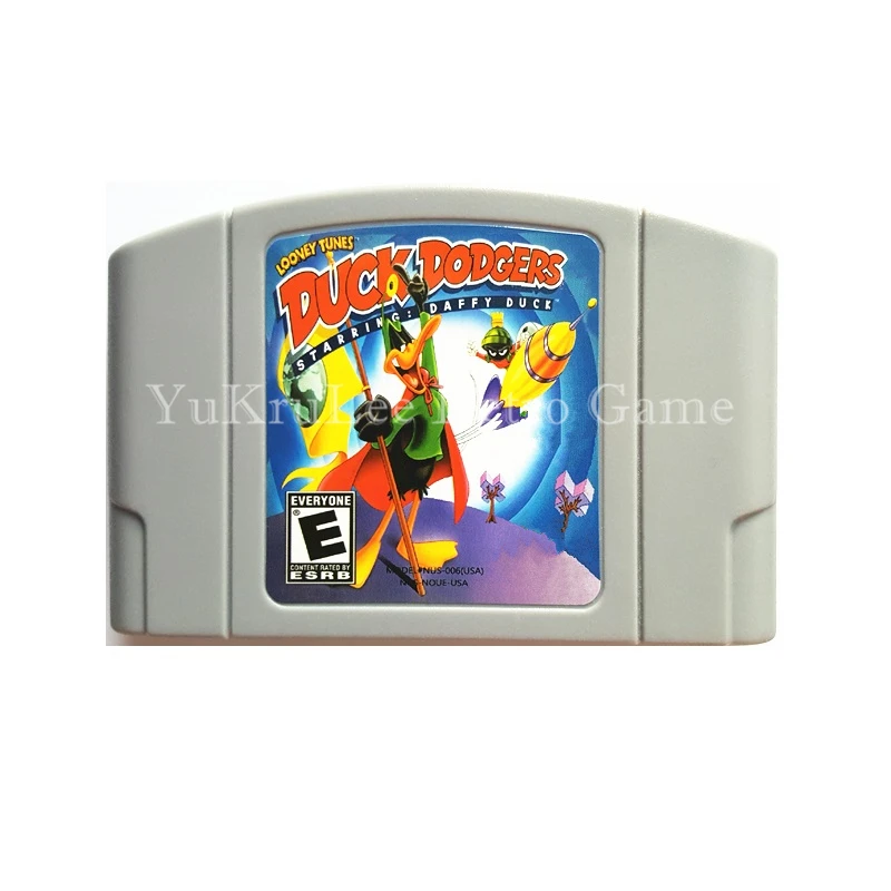 Looney Toons Duck Dodgers Video Game Cartridge Card for 64 Bit Family Game Console US NTSC Version English Languae N97
Looney Toons Duck Dodgers Video Game Cartridge Card for 64 Bit Family Game Console US NTSC Version English Languae N97