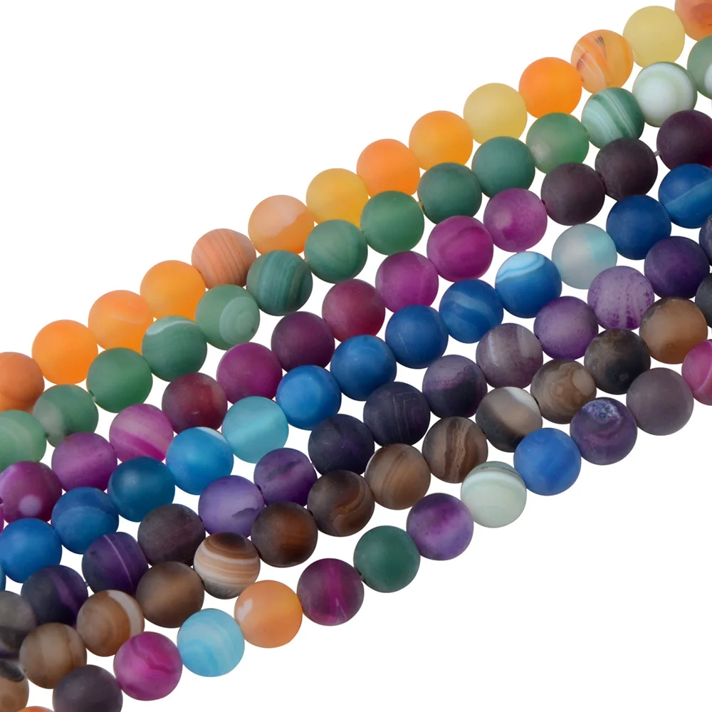 Matte Strip Banded Agates Natural Stone Beads for Bracelet Jewelry Making 4mm 6mm 8mm 10mm 12mm
Matte Strip Banded Agates Natural Stone Beads for Bracelet Jewelry Making 4mm 6mm 8mm 10mm 12mm