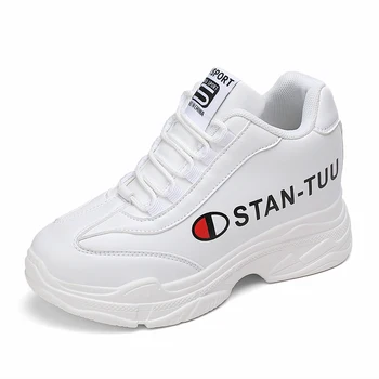 Fashion sports wind comfortable tide leather surface increased casual women's shoes sports shoes
Fashion sports wind comfortable tide leather surface increased casual women's shoes sports shoes