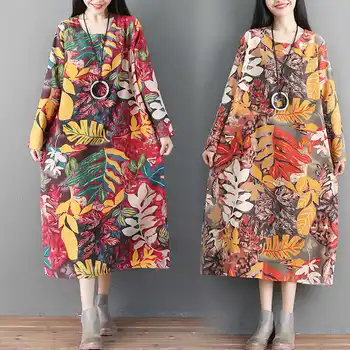 New Autumn and Winter Traditional Easy Long sleeves Cotton and Linen Woman National Wind Costume Printing Dress NY1881860
New Autumn and Winter Traditional Easy Long sleeves Cotton and Linen Woman National Wind Costume Printing Dress NY1881860