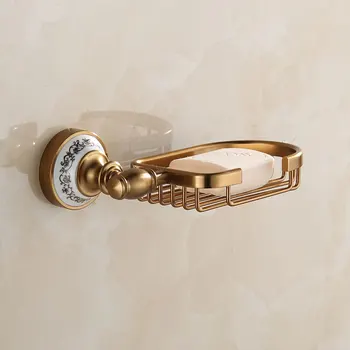 European Space Aluminum Bronze Antique Bathroom Soap Dish Net Soap Box Storage Rack Wall Mounted Bathroom Accssories
European Space Aluminum Bronze Antique Bathroom Soap Dish Net Soap Box Storage Rack Wall Mounted Bathroom Accssories
