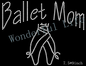 Free shipping hot fix rhinestonemotif transfer design A grade Ballet Mom Rhnestone Design
Free shipping hot fix rhinestonemotif transfer design A grade Ballet Mom Rhnestone Design