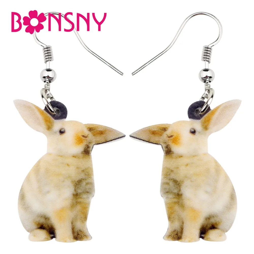 Bonsny Acrylic Easter Hare Rabbit Bunny Earrings Big Long Dangle Drop Cute Animal Jewelry For Women Girls Teens Gift Accessories
Bonsny Acrylic Easter Hare Rabbit Bunny Earrings Big Long Dangle Drop Cute Animal Jewelry For Women Girls Teens Gift Accessories