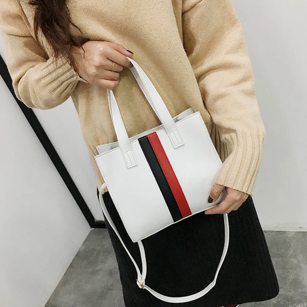 2018 Woman Tote Casual Bags Crossbody Bag Stripe Leather Handbag Shoulder Bag handbags women famous brands bags
2018 Woman Tote Casual Bags Crossbody Bag Stripe Leather Handbag Shoulder Bag handbags women famous brands bags