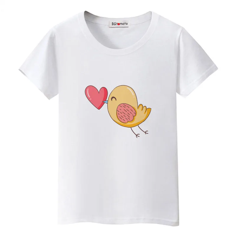 BGtomato 2022 bird tshirt cute streetwear lovely couple clothes original graphic t shirts casual summer top tshirt women
BGtomato 2022 bird tshirt cute streetwear lovely couple clothes original graphic t shirts casual summer top tshirt women