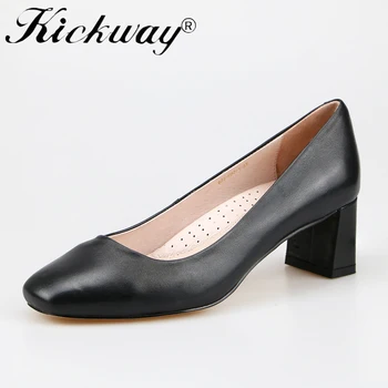 2018 New Ladies Dress Shoes Women Office Shoes Genuine Leather Square Toe Comfortable Shoes Elegant Office Lady Pumps Shoes
2018 New Ladies Dress Shoes Women Office Shoes Genuine Leather Square Toe Comfortable Shoes Elegant Office Lady Pumps Shoes