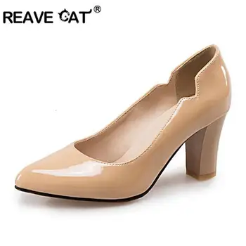 REAVE CAT High Heels Shoes Woman Red Wedding Shoes with Thick heels High Heels Fashion Party Pumps Footwear sapato feminino A383
REAVE CAT High Heels Shoes Woman Red Wedding Shoes with Thick heels High Heels Fashion Party Pumps Footwear sapato feminino A383